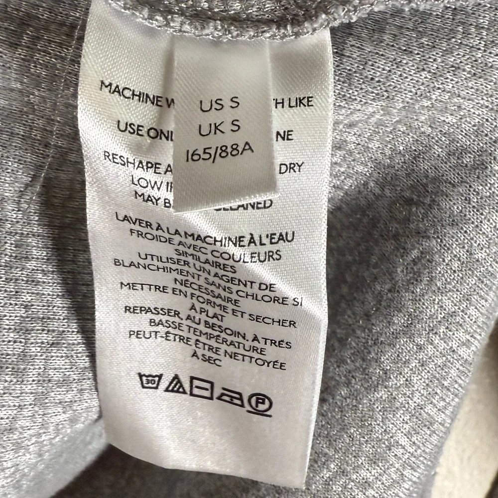 Anthropologie Pilcro Gray Notch Neck Tee - small G3